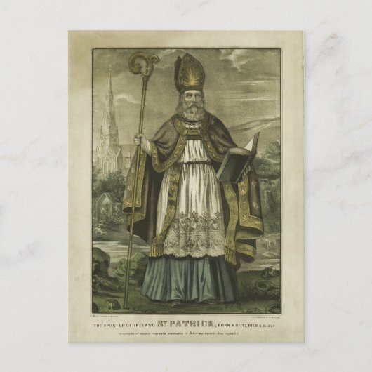 Carte Postale Saint Patrick (Devant)