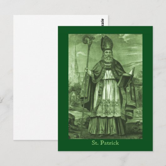 Carte Postale Saint Patrick (Devant / Derrière)