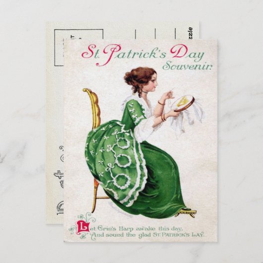 Carte Postale Saint Patrick de Victoria (Devant / Derrière)