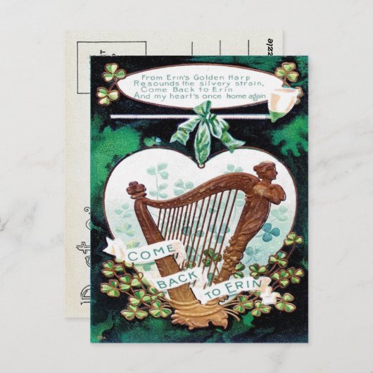 Carte Postale Saint Patrick de Victoria (Devant / Derrière)