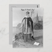 Carte Postale Saint-Patrick d'époque débarrasse l'Irlande des se (Devant / Derrière)