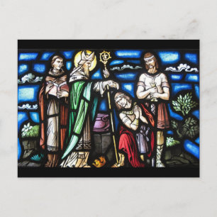 Carte Postale Saint Patrick et ses partisans