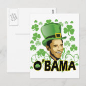 Carte Postale Saint Patrick O'Bama 2009 (Devant / Derrière)