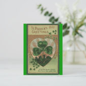 Carte Postale Saint-Patrick vintage (Debout devant)