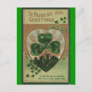 Carte Postale Saint-Patrick vintage
