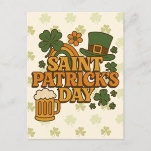 Carte Postale Saint Patrick vintage années 70