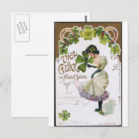 Carte Postale Saint Patrick's Day (Devant / Derrière)