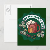 Carte Postale Saint Patrick's Day (Devant / Derrière)