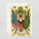 Carte Postale Saint Patrick's Day (Devant / Derrière)