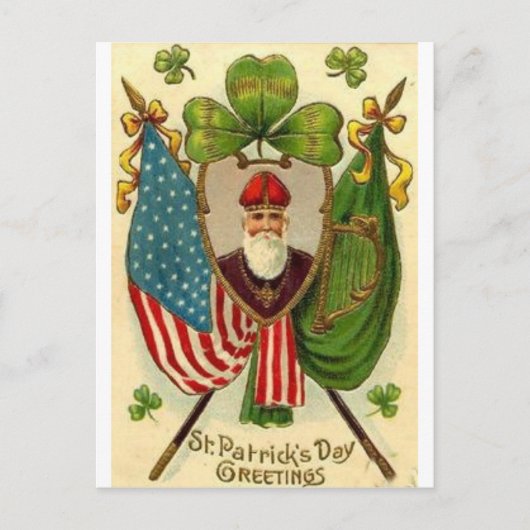 Carte Postale Saint Patrick's Day (Devant)