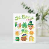 Carte Postale Saint Patrick's Day (Debout devant)