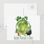 Carte Postale Saint Patrick's Day (Devant / Derrière)