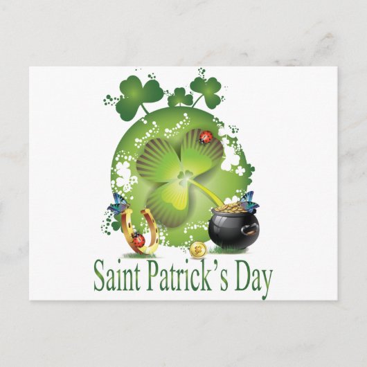 Carte Postale Saint Patrick's Day (Devant)