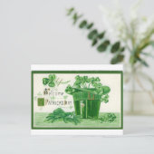 Carte Postale Saint Patrick's Day (Debout devant)