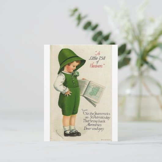 Carte Postale Saint Patrick's Day (Debout devant)