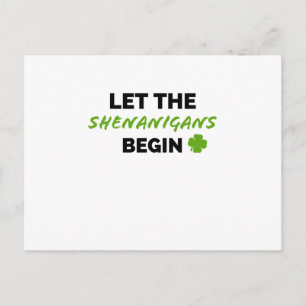 Carte Postale Saint Patrick's Day Irlande Irlandais Irlandais Am