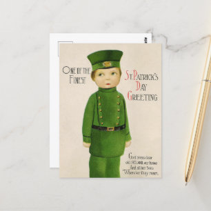 Carte Postale Saint Patrick's Day vintage