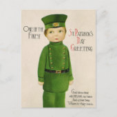 Carte Postale Saint Patrick's Day vintage (Devant)