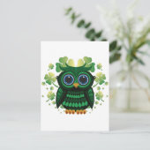 Carte Postale Saint Patrick's Owl (Debout devant)