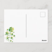 Carte Postale Saint Patrick's Owl (Dos)