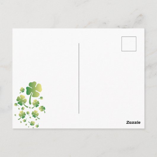 Carte Postale Saint Patrick's Owl (Dos)