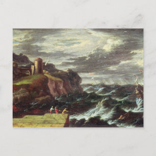 Carte Postale Saint Paul arrivant à Malte