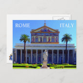 Carte Postale Saint Paul hors des murs (Devant / Derrière)