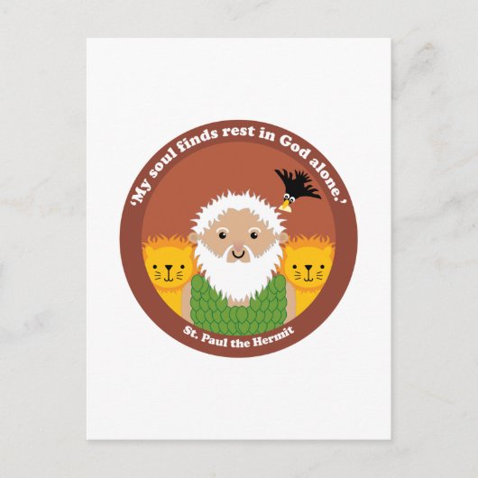 Carte Postale Saint Paul l'Hermite (Devant)