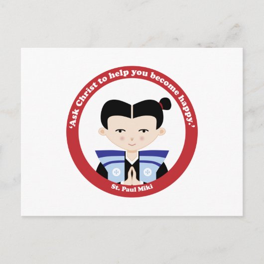 Carte Postale Saint Paul Miki (Devant)