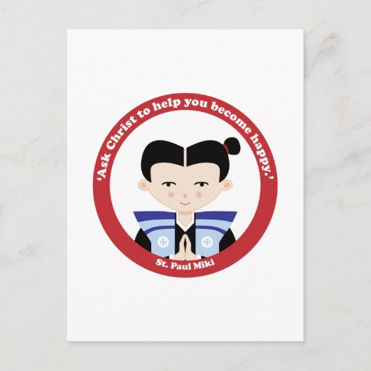 Carte Postale Saint Paul Miki (Devant)