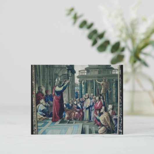 Carte Postale Saint Paul Prêcher à l'aréopage (Debout devant)