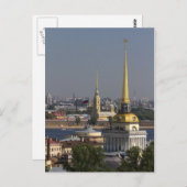 Carte Postale Saint-Pétersbourg, Russie (Devant / Derrière)
