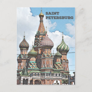 Carte Postale Saint-Pétersbourg, Russie