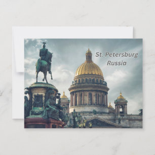 Carte Postale Saint-Pétersbourg Russie Monument Historique