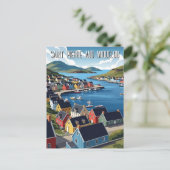 Carte Postale Saint Pierre and Miquelon (Debout devant)