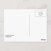 Carte Postale Saint Pierre du Vatican Carré (Dos)