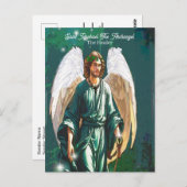Carte Postale Saint Raphaël Archange Ange Guérisseur Note de Gué (Devant / Derrière)