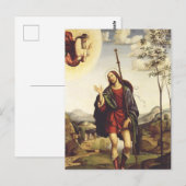 Carte Postale Saint Roch par Francesco Francia (Devant / Derrière)