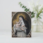 CARTE POSTALE SAINT ROSE DE LIMA (Debout devant)