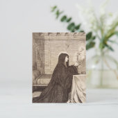 Carte Postale Saint Scholastica Patroness of school (Debout devant)