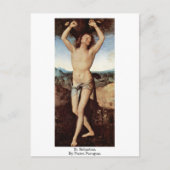 Carte Postale Saint-Sébastien Par Pietro Perugino (Devant)