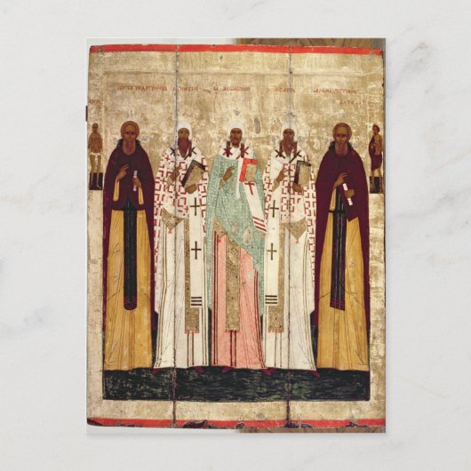 Carte Postale Saint Serge de Radonesh avec les saints de (Devant)