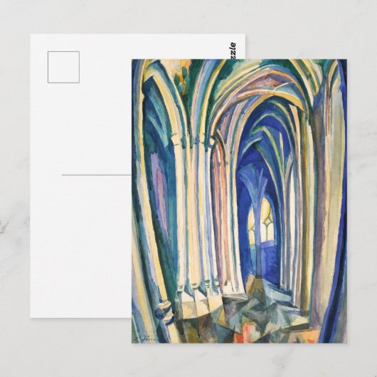 Carte Postale Saint-Séverin | Robert Delaunay | (Devant / Derrière)