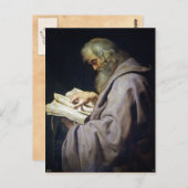 Carte Postale Saint Simon Peter Paul Rubens portrait d'huile (Devant / Derrière)
