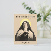 CARTE POSTALE SAINT TERESA DES ANDES (Debout devant)