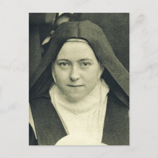 Carte Postale Saint Thérèse de l'Enfant Jésus et la Sainte Face (Devant)