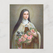 Carte Postale Saint-Thérèse de Lisieux la Petite Fleur (BJE 01) (Devant)