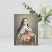Carte Postale Saint-Thérèse de Lisieux la Petite Fleur (BJE 01) (Debout devant)