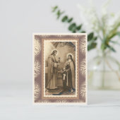 Carte Postale Saint Thérèse Première Sainte Communion Garçon Jés (Debout devant)