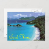 Carte postale Saint Thomas (Devant / Derrière)
